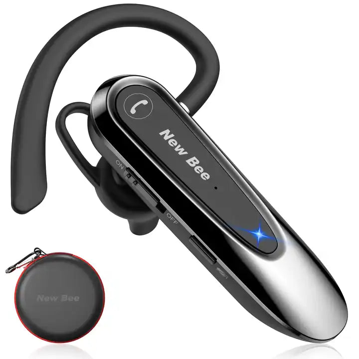 New Arrival New Bee QCC 3020 Chipset Business Headphone Single Ear Wireless Bluetooth Earphone Headset LC-B45